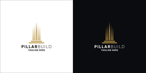 building with pillar elegant designs