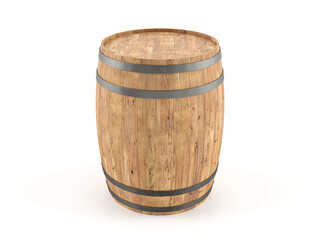 Naklejka premium Wooden barrel