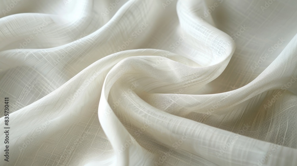 Poster texture of waving rough fabric with blank pattern