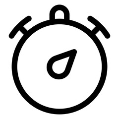 watch line icon vector illustration isolated on white background