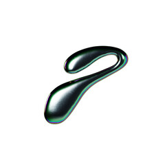 3d Iridescent Liquid Element