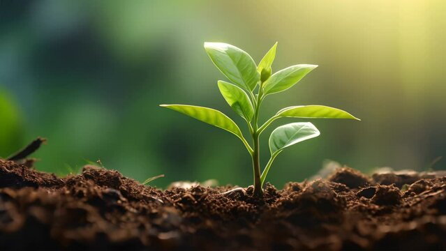 As coffee saplings grow,