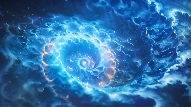 An artistic depiction of the three lepton generations in a spiral formation symbolizing their interconnected nature.