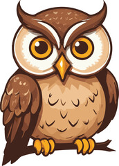 owl clip art vector