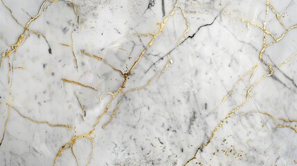 Obraz premium Carrara White color marble luxury, with gold streaks, website background 