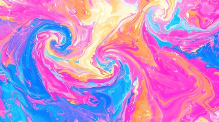 vibrant art background with swirl