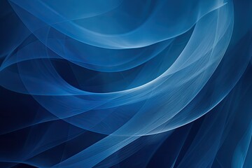 Obraz premium Monochromatic blue background with subtle abstract shapes, evoking a sense of calm