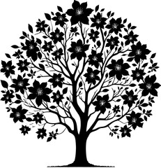 Obraz premium Carolina Silverbell Tree icon 10