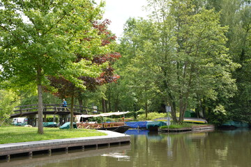 Fototapeta premium Exploring Lubbenau/Spreewald