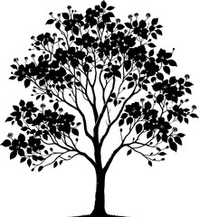 Obraz premium Carolina Silverbell Tree icon 11