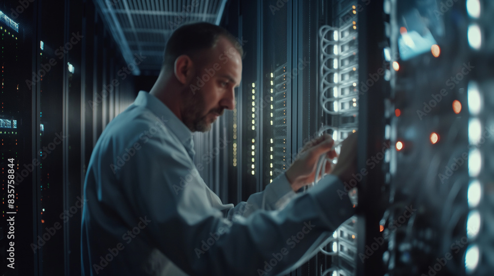 Poster engineer, programmer, expert in data room, network, database, server diagnostic and maintenance syst
