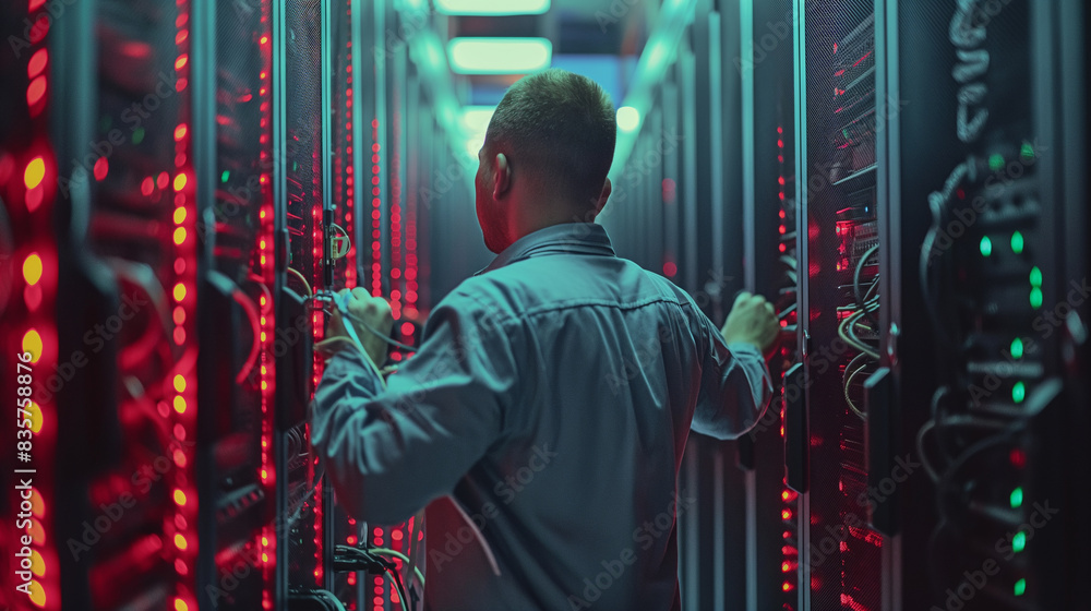 Poster engineer, programmer, expert in data room, network, database, server diagnostic and maintenance syst