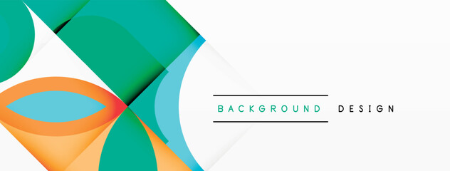 Circles and petals. Geometric beautiful abstract minimal template for Wallpaper, Banner, Background, Card, Book Illustration, landing page