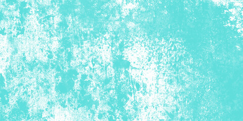 Cyan abstract grunge old concrete wall texture stain isolated overlay decorative vintage background.