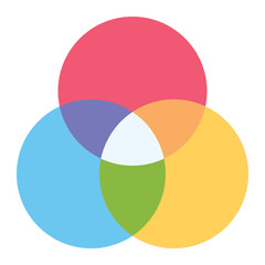 rgb icon for illustration