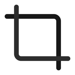 crop icon for illustration
