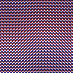 Red Chevron Fair Isle Seamless Pattern Design