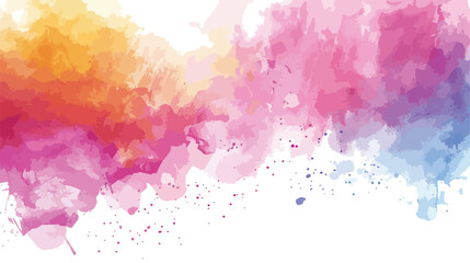 Detailed abstract colorful watercolor background text