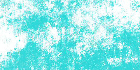 Cyan abstract grunge old concrete wall texture stain isolated overlay decorative vintage background.