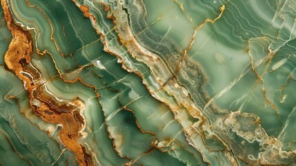 Green Onyx color marble luxury, with gold streaks, website background