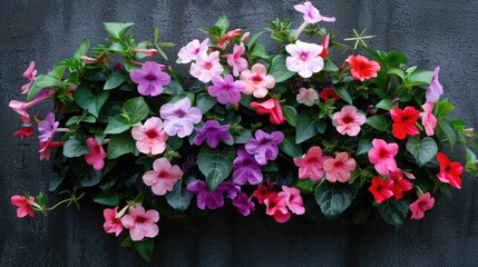 Impatiens walleriana Extensive watering a highly favored plant for balconies