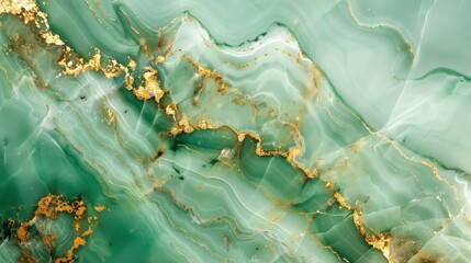 Green Onyx color marble luxury, with gold streaks, website background