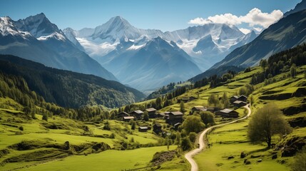 landscape in the mountains