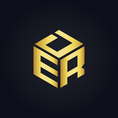 DER logo. D E R design. White DER letter. DER, D E R letter logo design. D E R letter logo design in FIVE, FOUR, THREE, style. letter logo set in one artboard. D E R letter logo vector design.