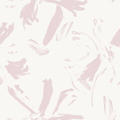 Pastel Abstract Floral Seamless Pattern Design
