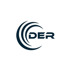 DER logo. D E R design. White DER letter. DER, D E R letter logo design. D E R letter logo design in FIVE, FOUR, THREE, style. letter logo set in one artboard. D E R letter logo vector design.