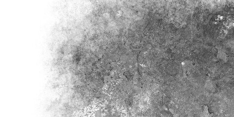 Black and white stain old concrete texture grunge overlay isolated decorative vintage background.
