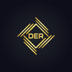 DER logo. D E R design. White DER letter. DER, D E R letter logo design. D E R letter logo design in FIVE, FOUR, THREE, style. letter logo set in one artboard. D E R letter logo vector design.
