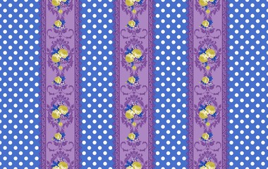 seamless pattern with flowers