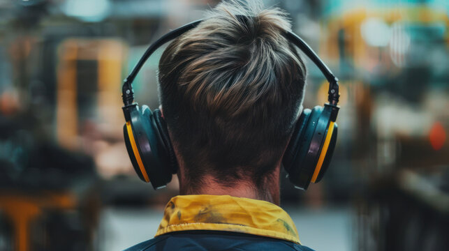 Protect your ears from loud noises by wearing hearing protection like earplugs or earmuffs.
