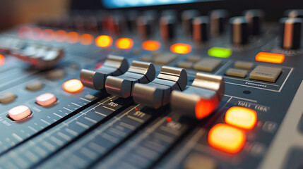 The mute button on a remote control or audio mixer stops the sound from playing. It can also mean something is quiet, silent, or not making any noise.