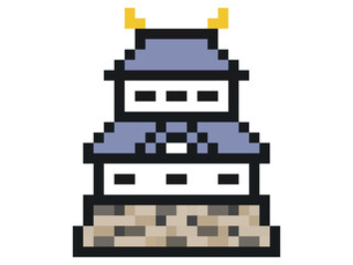 お城のドット絵