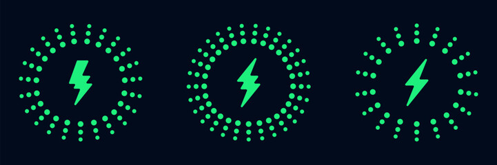Battery charge Creative Vector Logo Featuring Power Bolt and Energy Flash