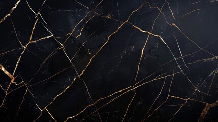 Nero Marquina color marble luxury, with gold streaks, website background 
