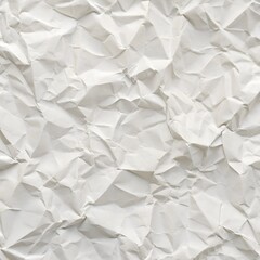 Obraz premium Timeless Elegance: Seamless White Crumpled Paper Background