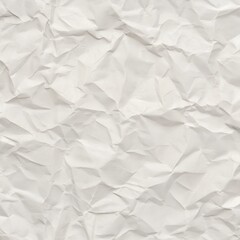 Obraz premium Timeless Elegance: Seamless White Crumpled Paper Background