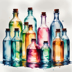 Bottle Very Fresh illustration Design