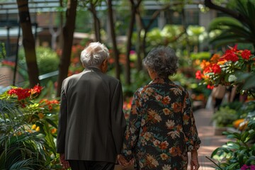 relationship of old couple in love professional photography