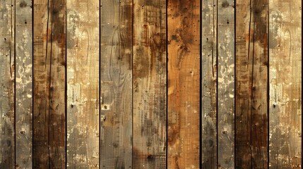 Vintage wallpaper featuring a wooden material backdrop