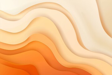 Abstrakcyjne faliste tło w odcieniach pomarańczowego i beżowego