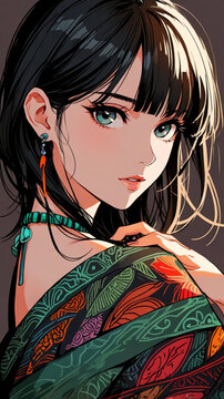 Girl see on  secreen 