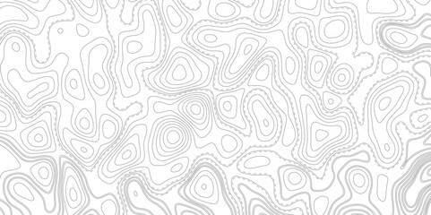 Fototapeta premium Background of the topographic map. Topographic map lines, contour background. Vector abstract topographic map concept with space