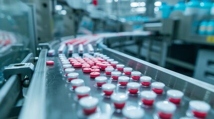 Obraz premium Pharmaceutical Products Inspection for Quality Control