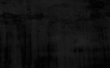 Vector illustration of old black background. Dark stone vector texture background. Grunge abstract monochrome backdrop.