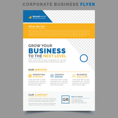 poster flyer pamphlet brochure cover design layout space for photo background, vector illustration template in A4 size