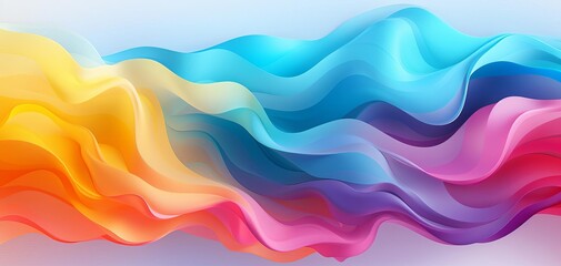 Images of fluttering shades to celebrate Pride month on a white background_LGBTQBG9999